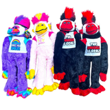 Plush Mohawk Monkey - 8 Pieces Per Pack 25932 KIPP BROTHERS