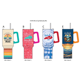 40 oz Stainless-Steel Insulated Printed Cup Kentucky - 6 Pieces Per Retail Ready Display 41676