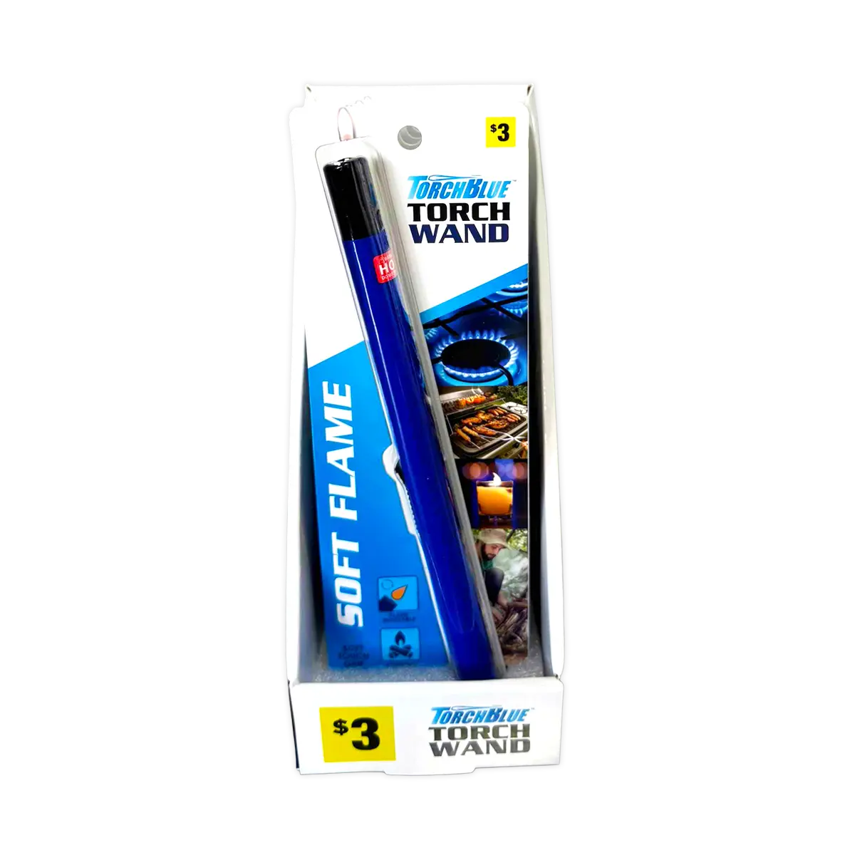 Thin Tube Utility Lighter - 8 Pieces Per Retail Ready Display 41745 TORCH BLUE