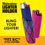 Rhinestone Lighter Case - 10 Pieces Per Retail Ready Display 41761 SMOKEZILLA