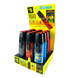 Torch Stick Bottle Opener Lighter - 12 Pieces Per Retail Ready Display 41775 TORCH BLUE