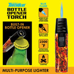Torch Stick Bottle Opener Lighter - 12 Pieces Per Retail Ready Display 41775 TORCH BLUE