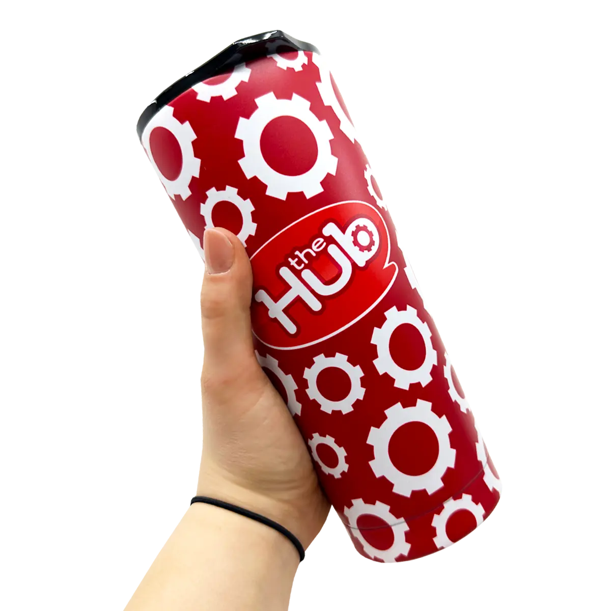 24 oz Stainless-Steel Insulated Printed Cup The Hub - 6 Pieces Per Pack 41778 ROUGHNECK