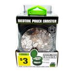 Nicotine Pouch and Storage Canisters - 4 Pieces Per Retail Ready Display 41784 SMOKEZILLA