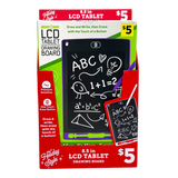 Reusable LCD Drawing Tablet - 6 Pieces Per Retail Ready Display 41798 GADGET GEAR