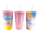 Easter Silicone 22oz Super Cups - 12 Pieces Per Pack 41801 ROUGHNECK