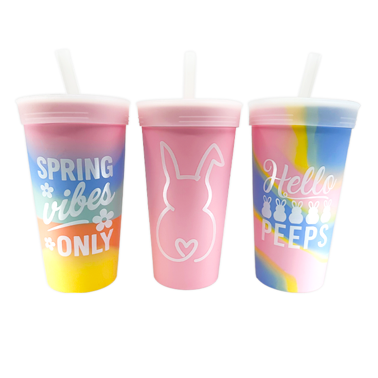 Easter Silicone 22oz Super Cups - 12 Pieces Per Pack 41801 ROUGHNECK