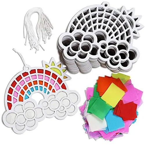 DIY Suncatcher Paper Crafts 24 Pieces Per Pack KIPP BROTHERS