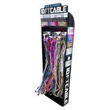 10FT Braided Sync and Charge Cable Assortment Floor Display - 38 Pieces Per Retail Ready Display 88396 GADGET GEAR