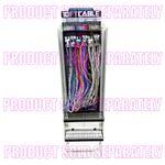 10FT Braided Sync and Charge Cable Assortment Floor Display - 38 Pieces Per Retail Ready Display 88396 GADGET GEAR