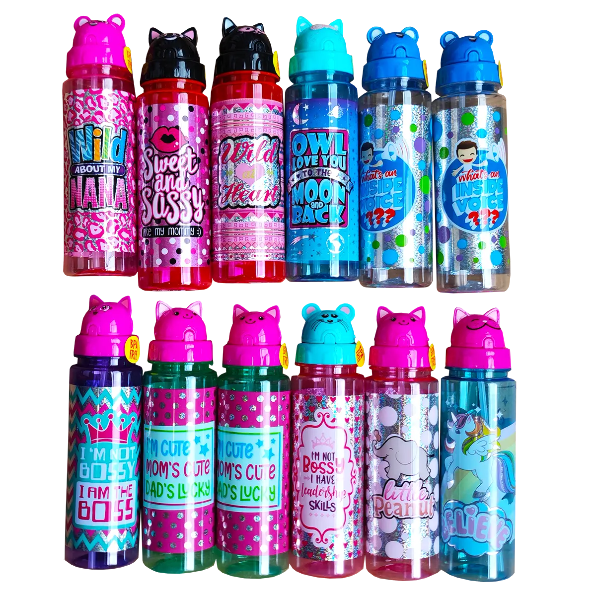 Kids Cup and Plush Assortment Floor Display - 24 Pieces Per Retail Ready Floor Display 88497 KIPP BROTHERS