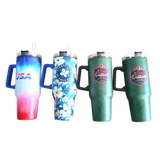 40 oz Stainless-Steel Insulated Printed Cup Virginia Floor Display - 12 Pieces Per Retail Ready Display 88561 ROUGHNECK