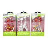Beaded Earbuds Assortment USB-C / Aux - 6 Pieces Per Retail Ready Display 88569 GADGET GEAR