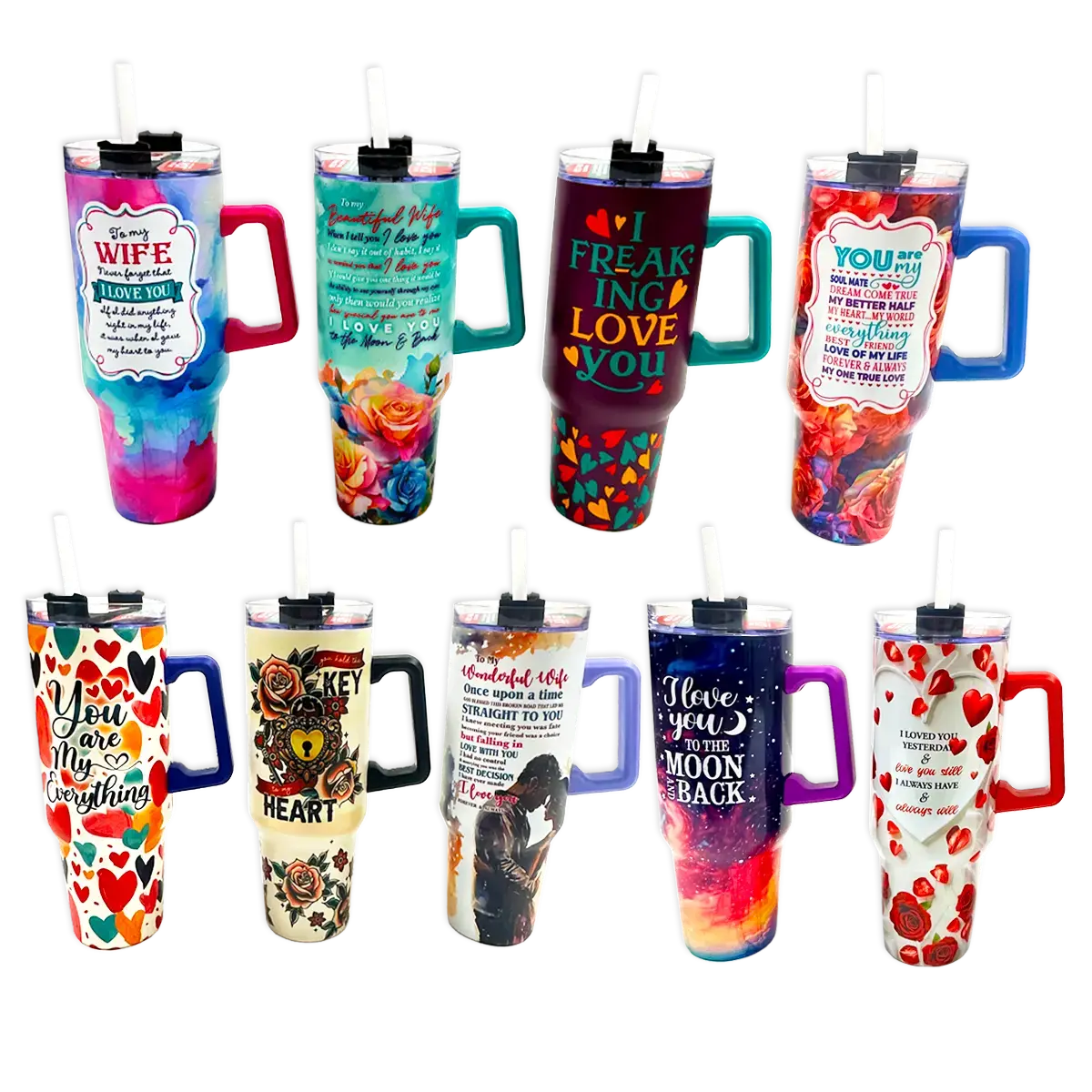 Valentine's Day Glass and Gift Assortment Floor Display - 57 Pieces Per Retail Ready Display 88574 KIPP BROTHERS