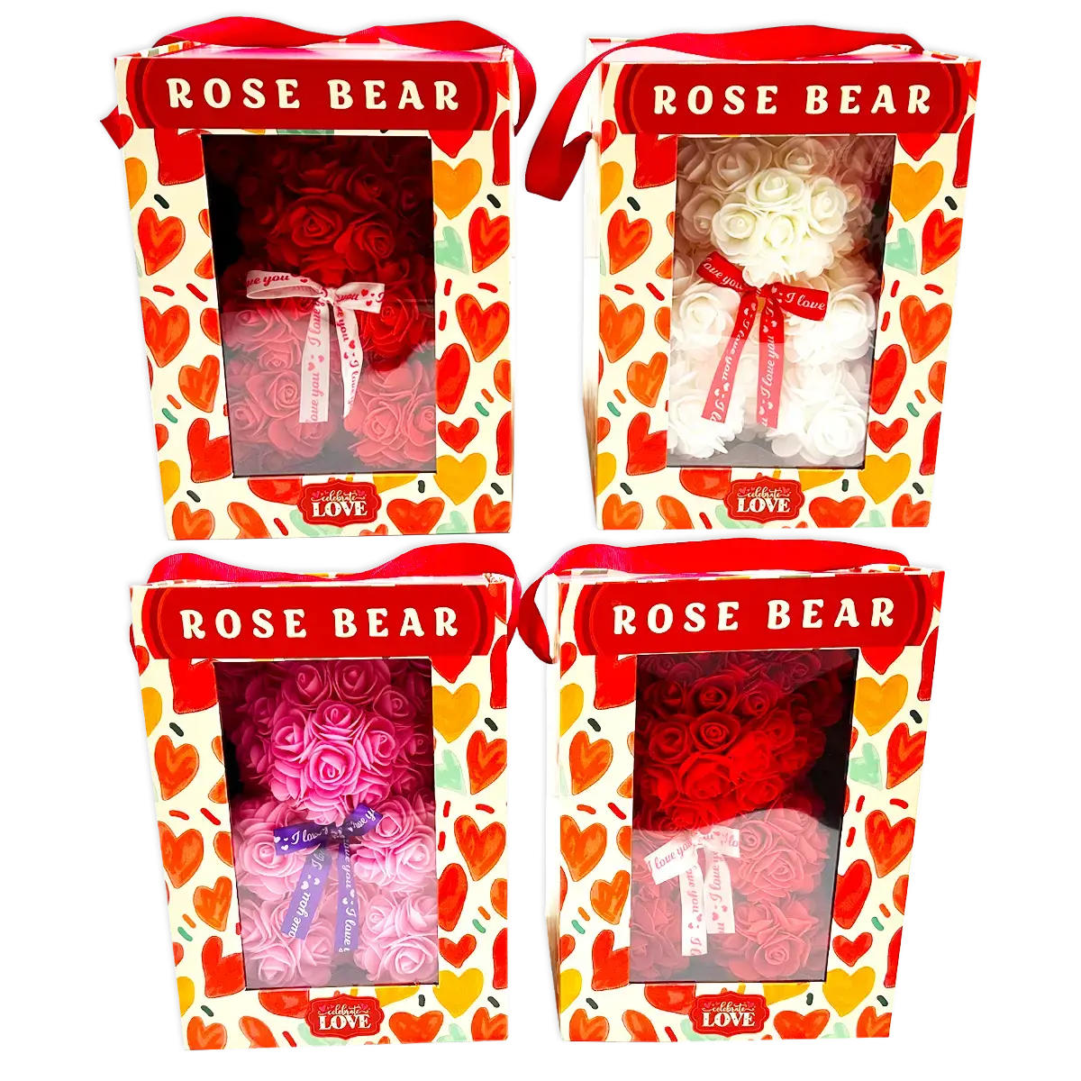 Valentine's Day Glass and Gift Assortment Floor Display - 57 Pieces Per Retail Ready Display 88574 KIPP BROTHERS