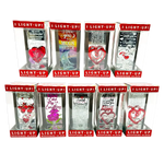 Valentine's Day Glass and Gift Assortment Floor Display - 57 Pieces Per Retail Ready Display 88574 KIPP BROTHERS