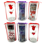 Valentine's Day Glass and Gift Assortment Floor Display - 57 Pieces Per Retail Ready Display 88574 KIPP BROTHERS
