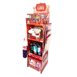 Valentine's Day Glass and Gift Assortment Floor Display - 57 Pieces Per Retail Ready Display 88574 KIPP BROTHERS