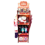 Valentine's Day Glass and Gift Assortment Floor Display - 57 Pieces Per Retail Ready Display 88574 KIPP BROTHERS