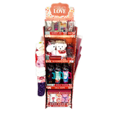 Valentine's Day Glass and Gift Assortment Floor Display - 57 Pieces Per Retail Ready Display 88574 KIPP BROTHERS