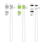 10FT Braided Sync and Charge Cable Assortment Floor Display - 24 Pieces Per Retail Ready Display 88585 GADGET GEAR