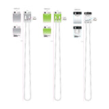 10FT Braided Sync and Charge Cable Assortment Floor Display - 24 Pieces Per Retail Ready Display 88585 GADGET GEAR