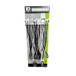 10FT Braided Sync and Charge Cable Assortment Floor Display - 24 Pieces Per Retail Ready Display 88585 GADGET GEAR