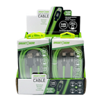 Charging Cable Glow in The Dark Assortment 10FT - 6 Pieces Per Retail Ready Display 88589 GADGET GEAR