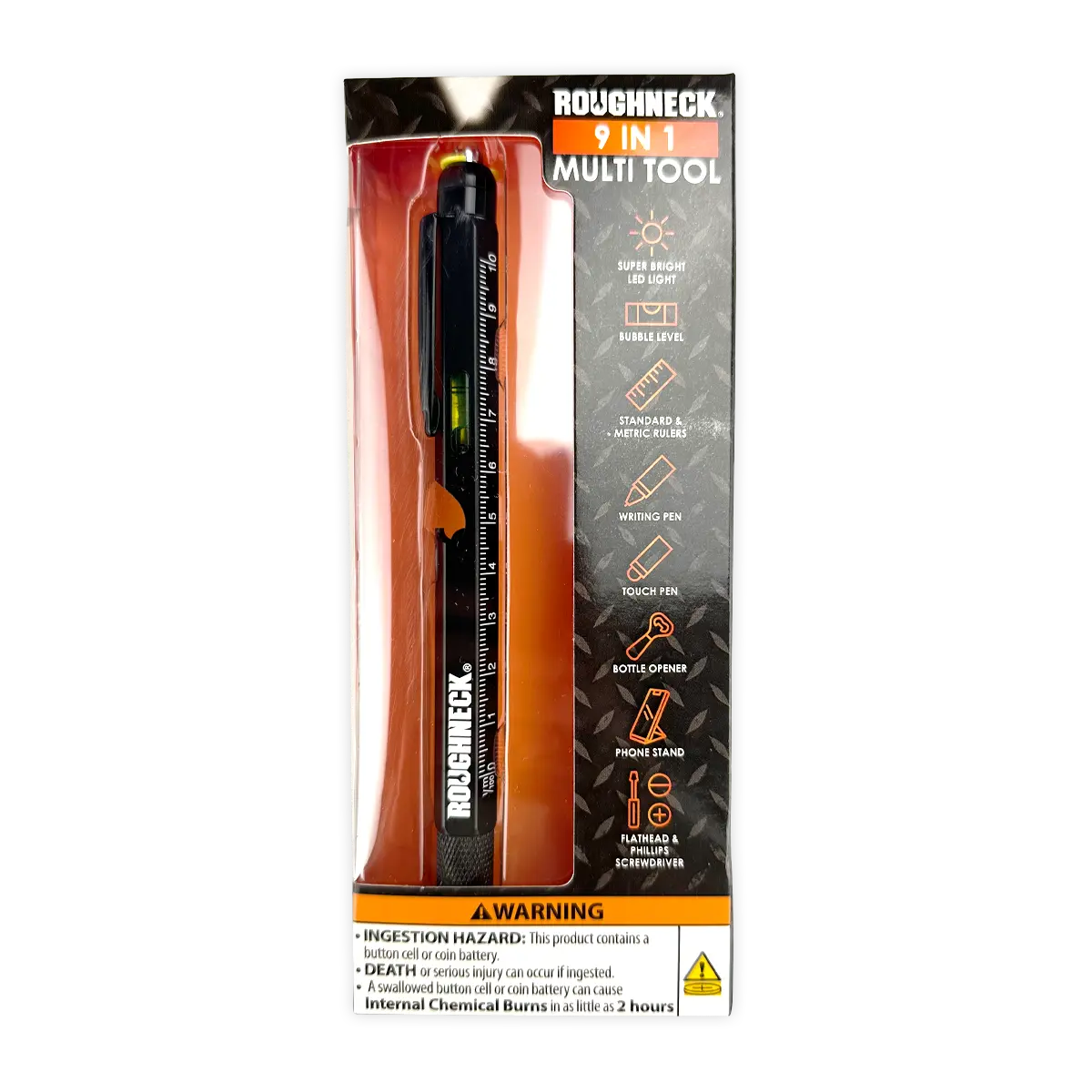 Roughneck Gadget Assortment - 9 Pieces Per Retail Ready Display 88604 ROUGHNECK