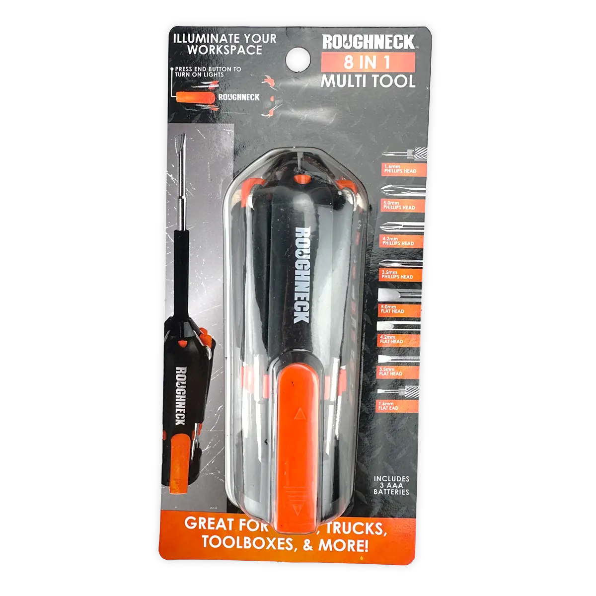 Roughneck Gadget Assortment - 9 Pieces Per Retail Ready Display 88604 ROUGHNECK