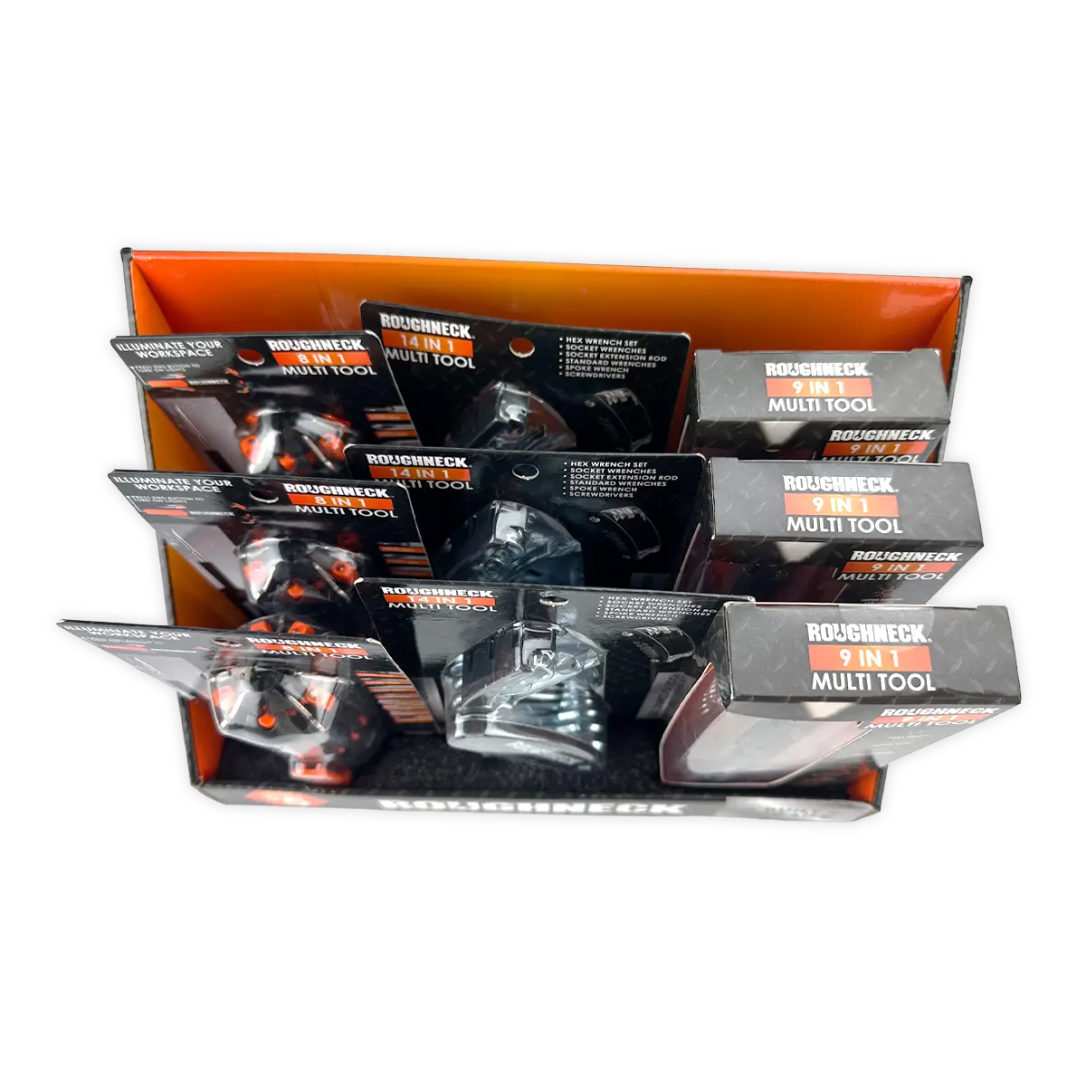 Roughneck Gadget Assortment - 9 Pieces Per Retail Ready Display 88604 ROUGHNECK