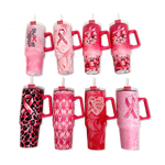 Breast Cancer Awareness Pink Support Squad Assortment Floor Display - 68 Pieces Per Retail Ready Display 88607 NOVELTY INC