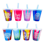 Silicone Cup Drinkware Assortment Floor Display - 32 Pieces Per Retail Ready Display 88608 NOVELTY INC