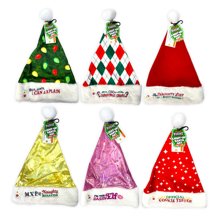 North Pole Fuzzies Yeti Gift Assortment Floor Display - 60 Pieces Per Retail Ready Display Kit 88612 NOVELTY INC