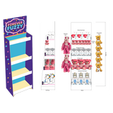 Forever Fuzzy Plush Assortment Floor Display - 44 Pieces Per Retail Ready Display Kit 88613 NOVELTY INC
