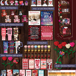 Valentines Day Rose Plush and Gift Assortment Floor Display - 78 Pieces Per Retail Ready Display Kit 88615 NOVELTY INC