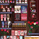 Valentines Day Rose Plush and Gift Assortment Floor Display - 78 Pieces Per Retail Ready Display Kit 88615 NOVELTY INC