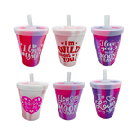 Valentines Day Glass Plush and Gift Assortment Floor Display - 56 Pieces Per Retail Ready Display Kit 88616 NOVELTY INC