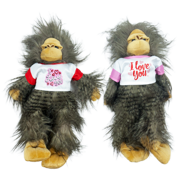 Valentines Day Glass Plush and Gift Assortment Floor Display - 56 Pieces Per Retail Ready Display Kit 88616 NOVELTY INC