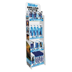 Grilling Center Lighter Assortment Floor Display - 74 Pieces Per Retail Ready Display Kit 88623 TORCH BLUE