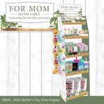 Mothers Day For Mom with Love Assortment Floor Display - 86 Pieces Per Retail Ready Display Kit 88624 NOVELTY INC