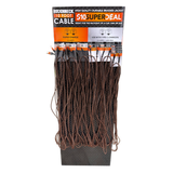 Exhibidor de Suelo Surtido de Cables Trenzados de Sincronización y Carga de 3 m - 24 Piezas por Kit de Exhibición Listo para Venta al por Menor 88628
