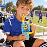 Sip Happy Insulated Drinkware with Straw Topper Assortment Floor Display - 26 Pieces Per Retail Ready Display Kit 88635