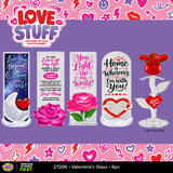 Valentine's Day Love Stuff Floor Display - 60 Pieces Per Retail Ready Display Kit 88639