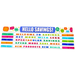 Merchandising Fixture - 4' Merchandising 6 Sign Set 977280 NOVELTY INC