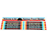 Merchandising Fixture - 4' Merchandising 6 Sign Set 977450 NOVELTY INC