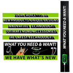 Merchandising Fixture - Gadget Gear Pilot Wing Rack Signage Kit ONLY 978830 GADGET GEAR