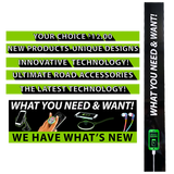 Merchandising Fixture - Gadget Gear Pilot Wing Rack Signage Kit ONLY 978830 GADGET GEAR