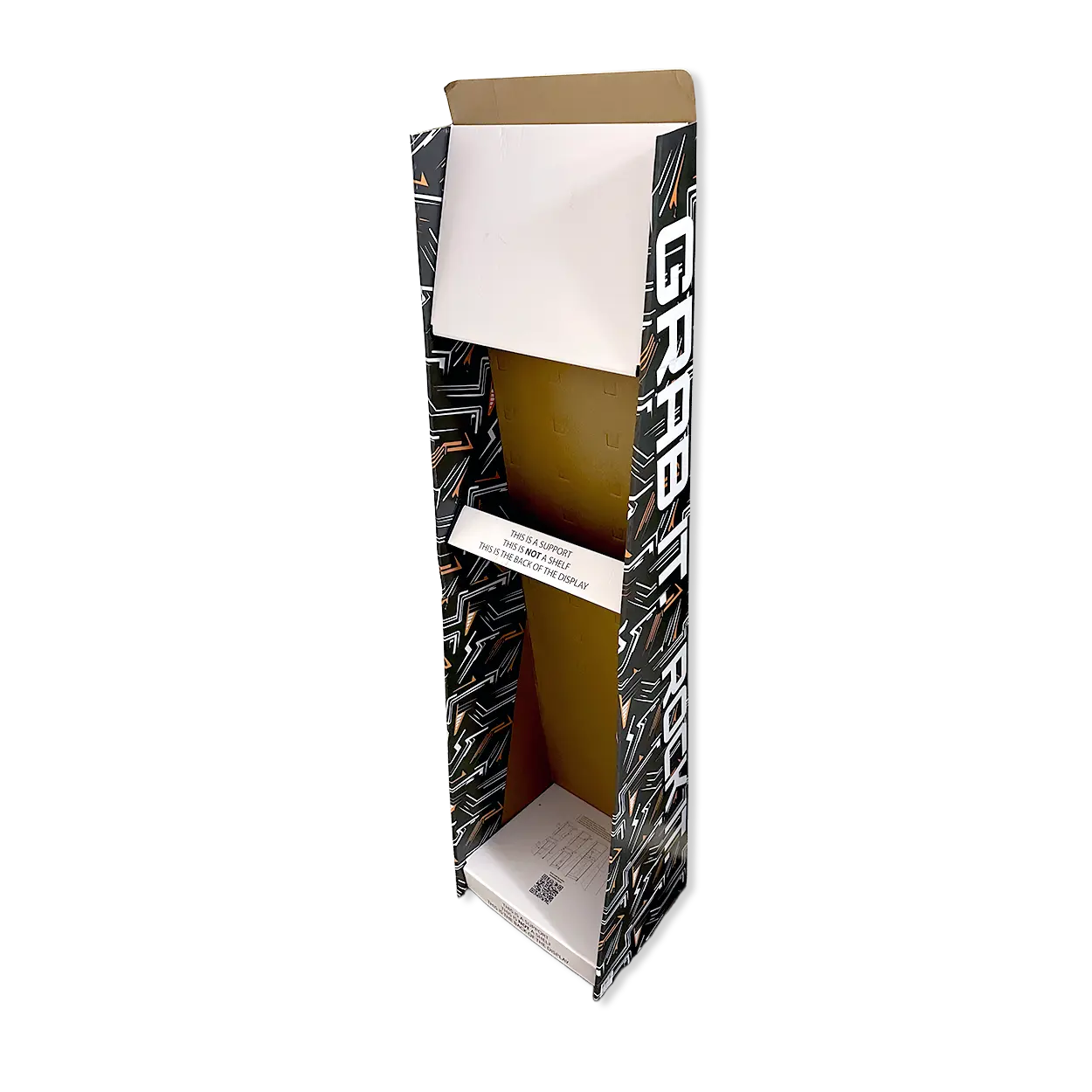 Merchandising Fixture - Generic Peg Corrugated Floor Display ONLY 986400 NOVELTY INC