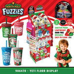 North Pole Fuzzies Yeti Gift Assortment Floor Display - 60 Pieces Per Retail Ready Display 88612 NOVELTY INC